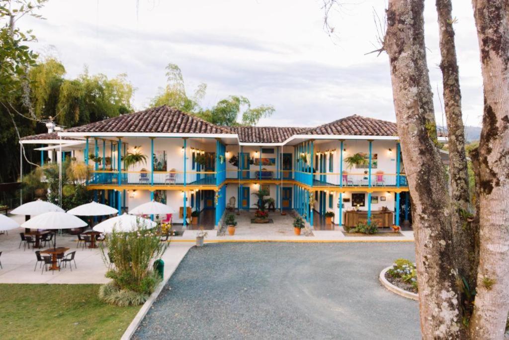 Hotel Hacienda Santa Clara Santa Rosa de Cabal Esterno foto
