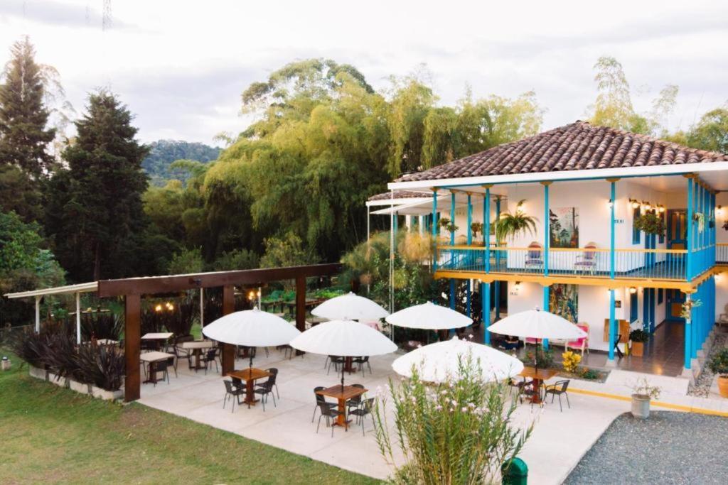 Hotel Hacienda Santa Clara Santa Rosa de Cabal Esterno foto